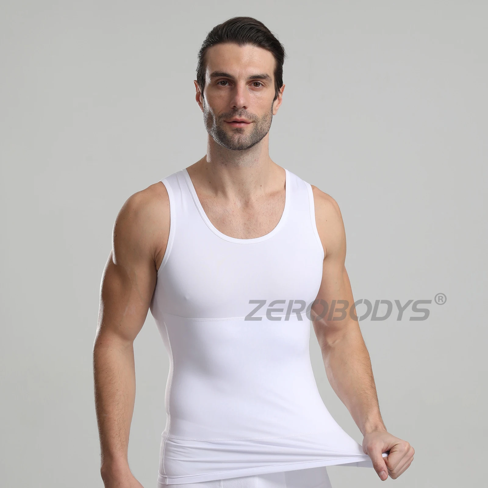 ZEROBODYS W025 Fajas for Men Body Shapewears Hug Body Training Tight Tank Top