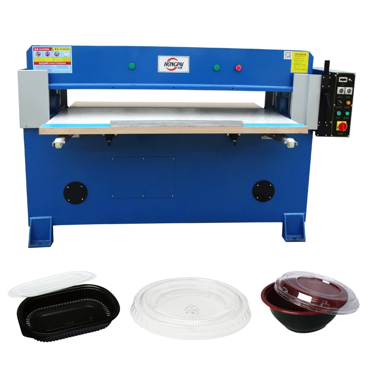 40 тонн, ручной гидравлический четырехколонный полипропиленовый пластиковый пищевой контейнер, высекальная машина