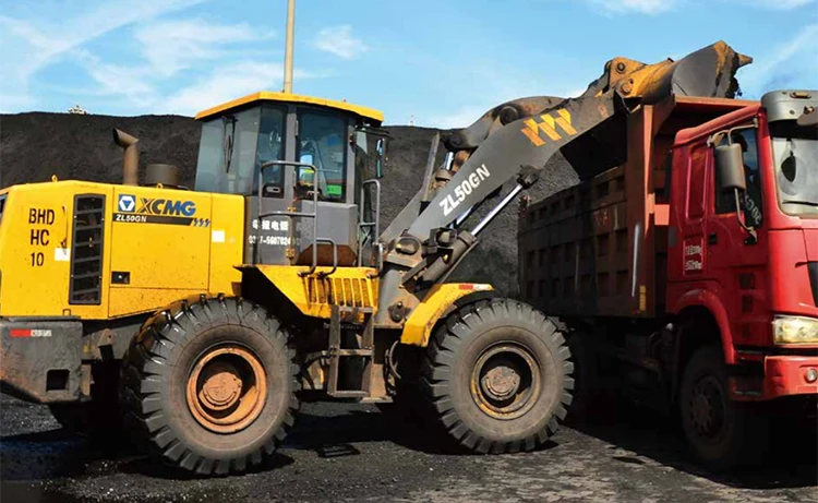 XCMG Official ZL50GN 5 ton cheap used China brand front wheel loader machine price list for sale