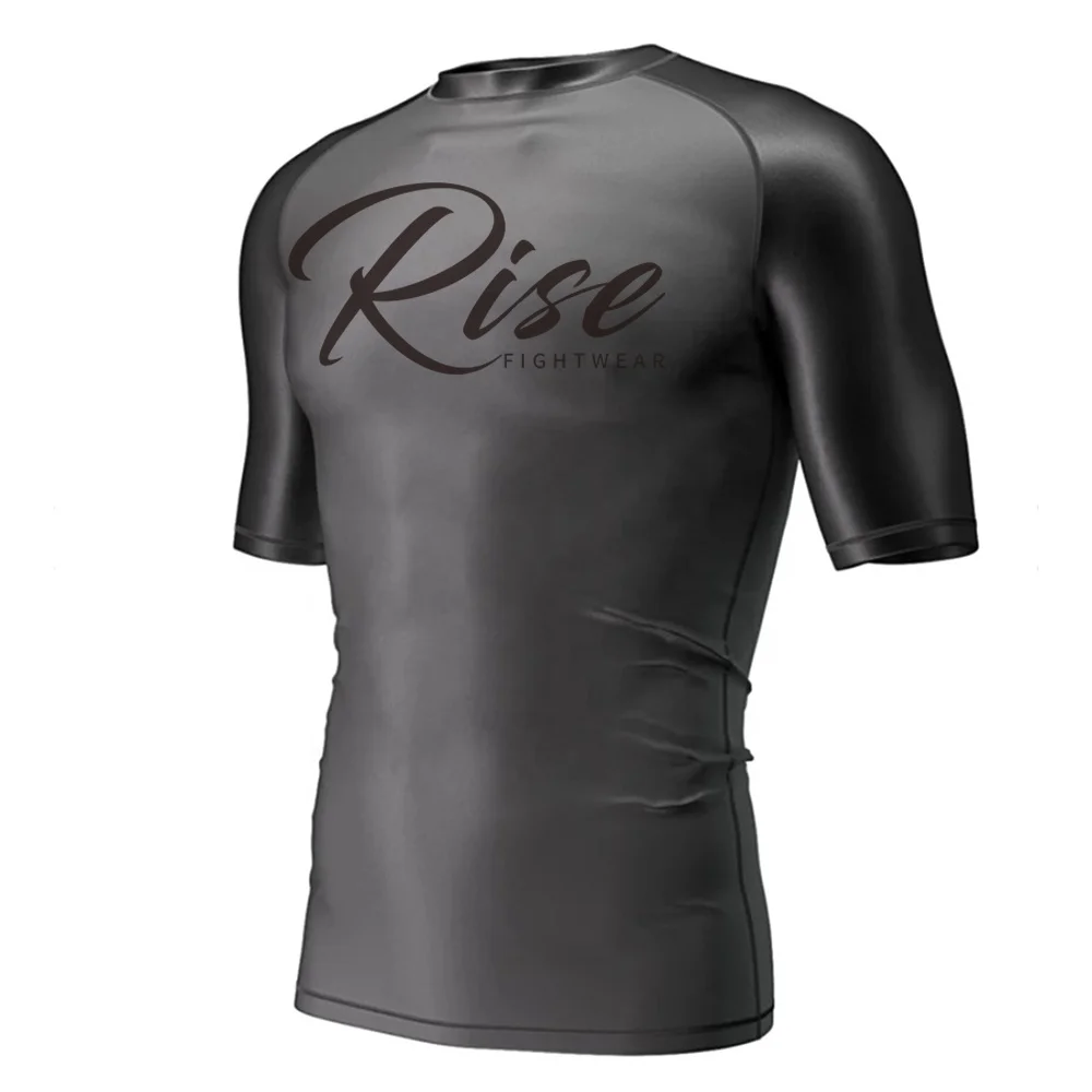 Factory Nogi Tights 100% Polyester Tops Compression Shirt Breathable Mma With Shorts Swim Rash Guard Women