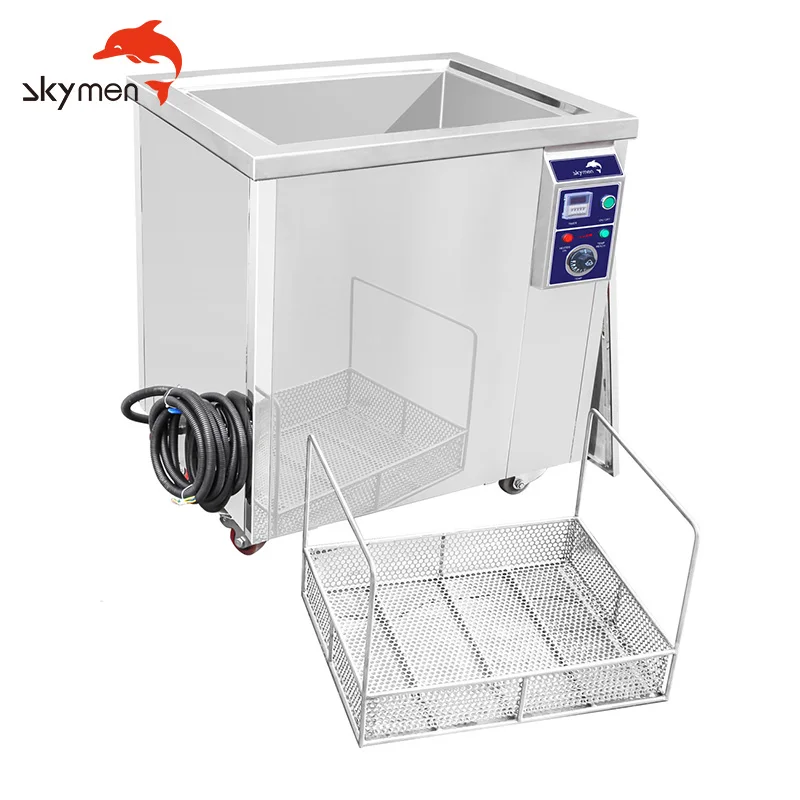 Skymen Factory JP-480ST 2400W 175 Liters ce rohs Industrial Sonic Carburetor Cleaner Dirt ,Oils , Lubricants, Carbon Cleaning