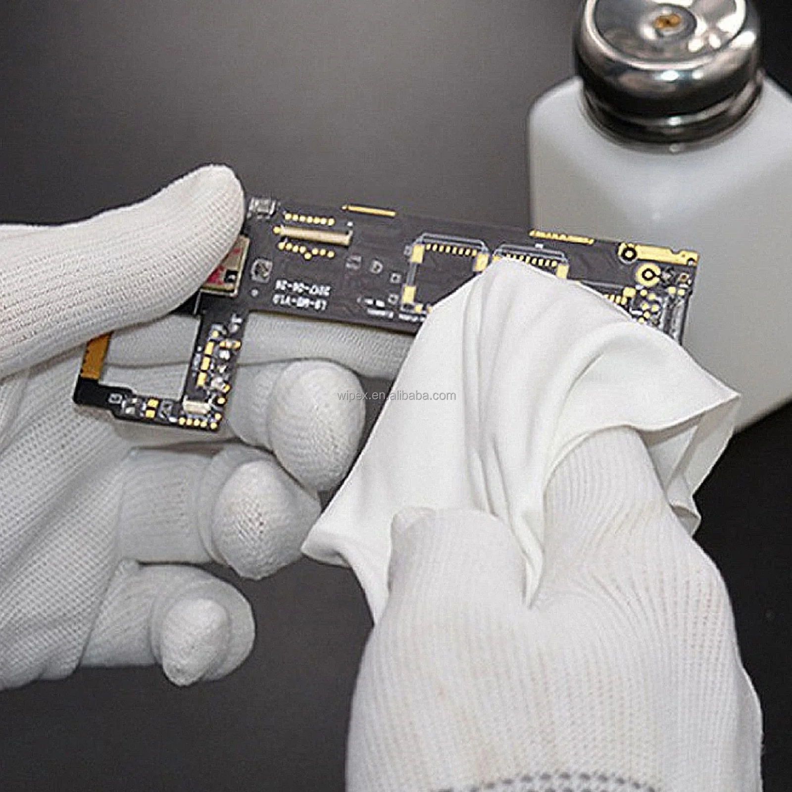 Nonwoven Microfiber Car Polish Cleaning Cloth Lint Free Industrial Wipes Cleanroom Wipes Laboratory Microfiber Wipes