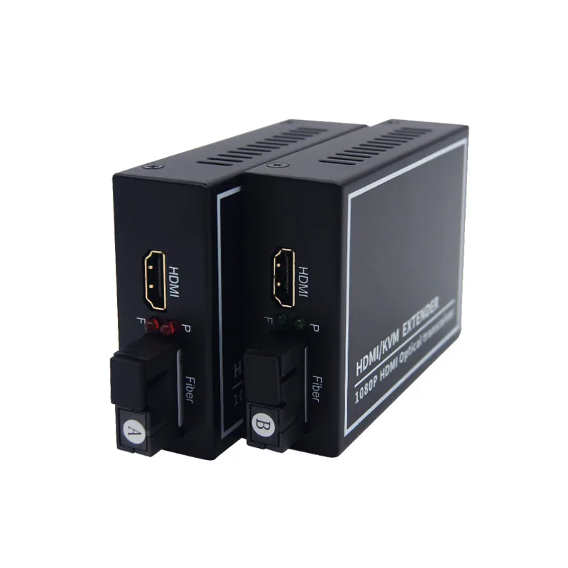 Factory Sale HD MI to Optic Fiber Extender Transceiver 1080P Single-mode Single-fiber SC 20km HD MI Fiber Extender