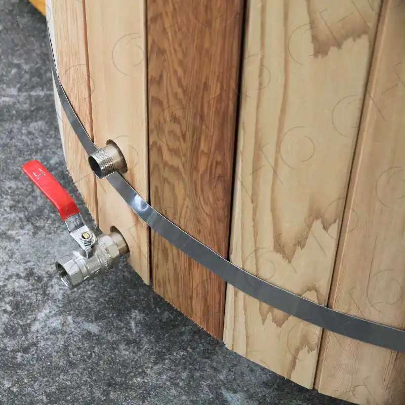 Customized For Athlete Recovery Portable Wood Cold Plunge Ice Bath Plunge Barrel