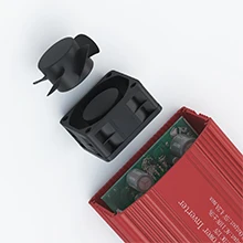 400W Modified Sine Wave Inverter for Car RV Truck Boat DC12V/24V to AC 110V/220V with LCD Display Inverter with Remote Control