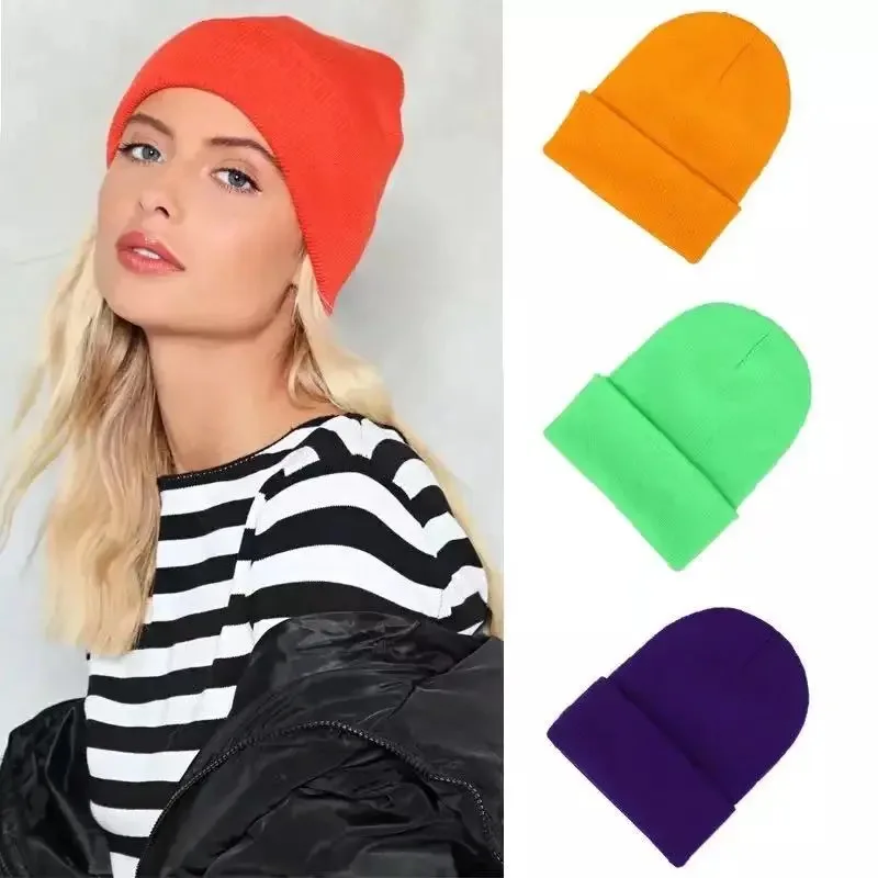 2024 New Unisex Fashion Beanies Multi Color Beanie Winter Knitted Hat For Men And Women