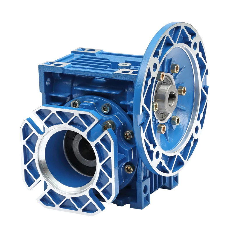 Wanshsin worm gear gearbox speed reducer with motor for transmission line NMRV NMRW NRV NRW mini micro small size high power