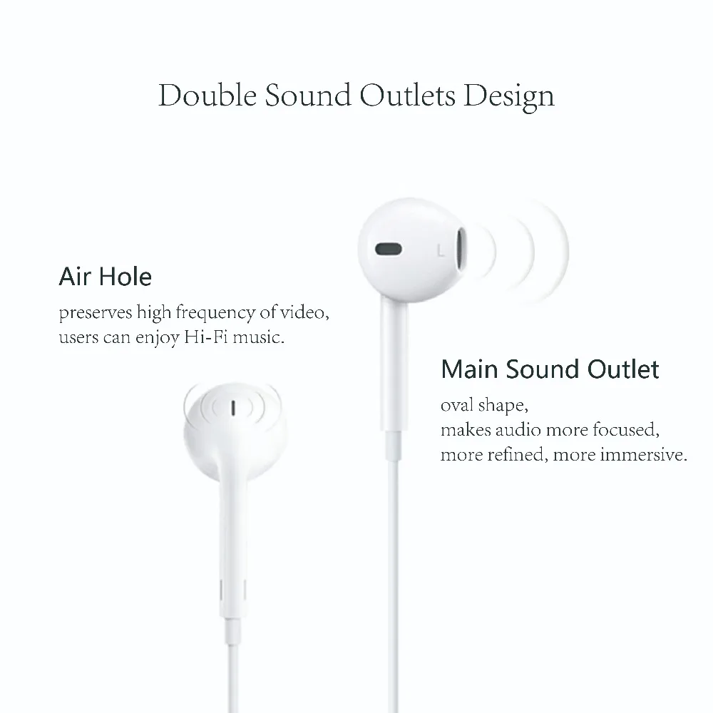 Lighting In-ear Wired Earphones Headphones for iPhone Earbuds Earphone Headphone with Microphone for iPhone 7