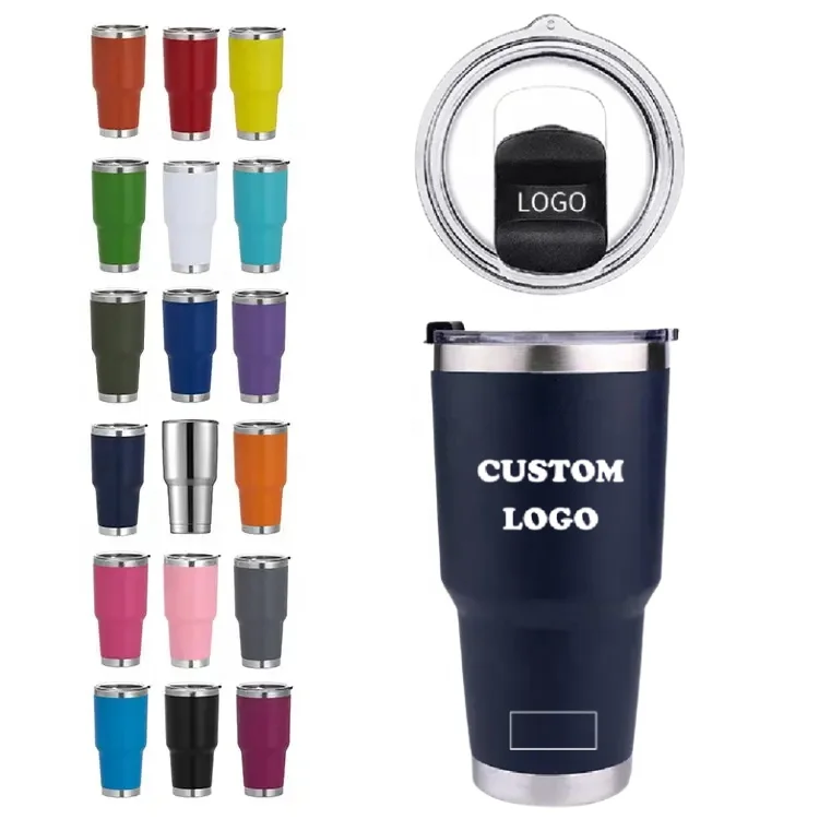 Customized Business Gifts 30 Oz Stainless Steel Vacuum Insulated Thermal cup Coffee Mug 20oz Yetitumbler Vasos Termicos
