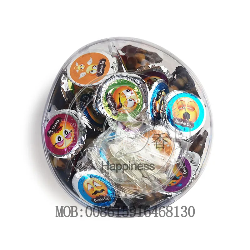 Children Snack Cup Chocolates And Sweets Mini Chocolate Cup With Biscuit Ball