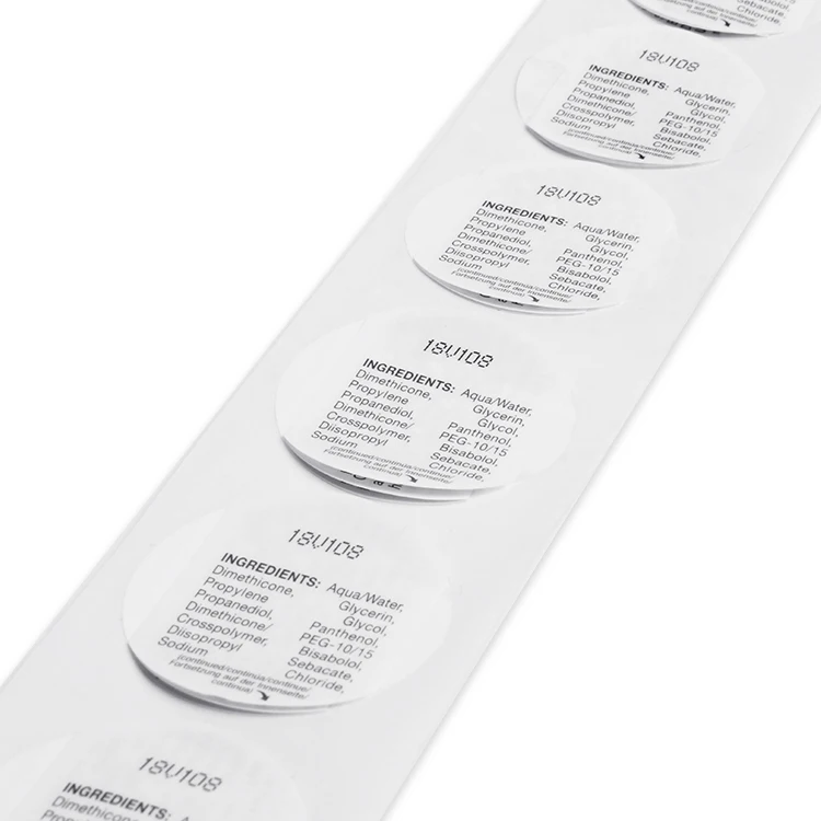 Factory Price Custom Pattern Waterproof Three Layer Labels Rectangle Cosmetic Peel Off Multi Layer Sticker In Sale