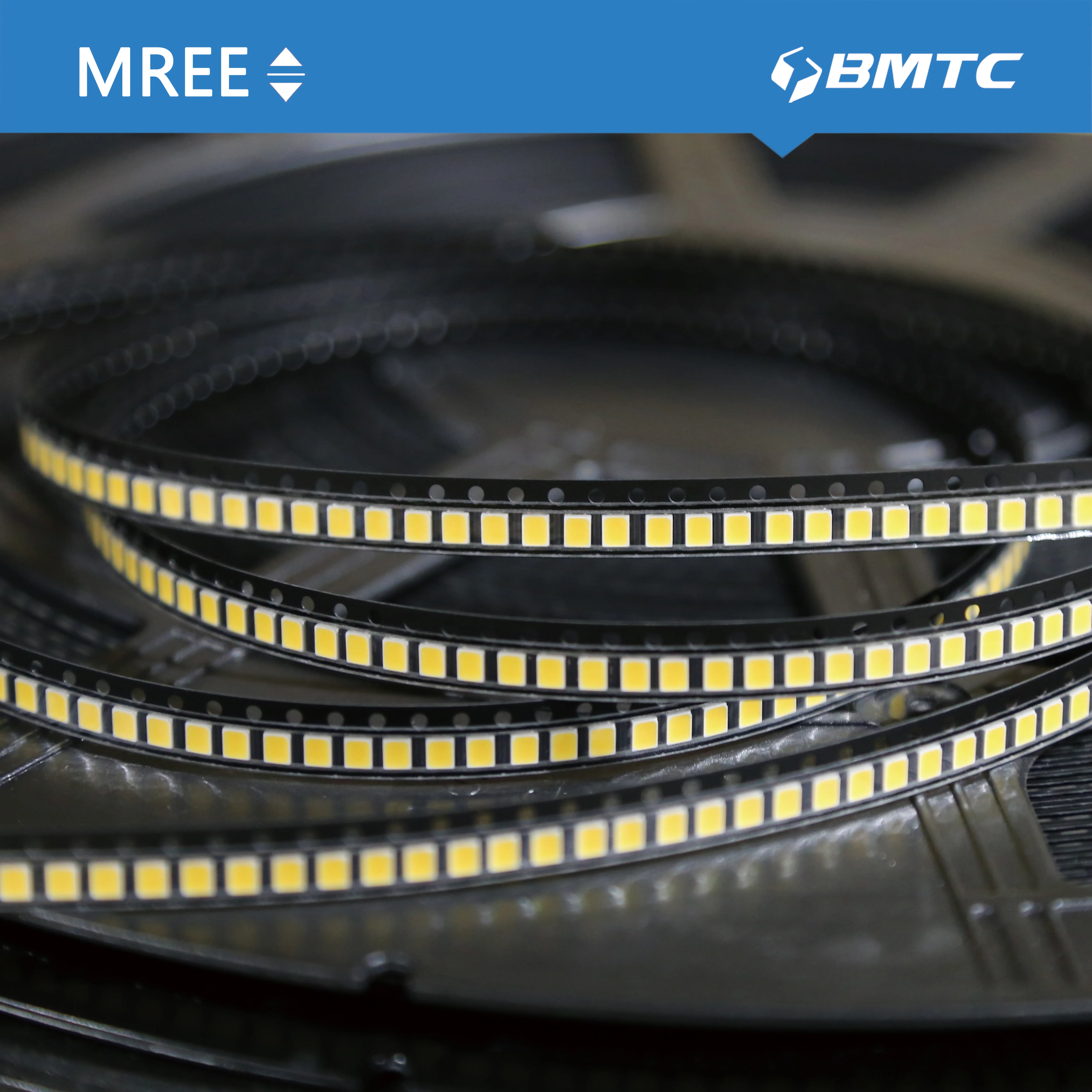 Customizable LED Chip BMTC 2835 SMD LED Patch Lamp Bead 3V-36V Voltage Range CRI 80-98 CCT 3000K-6000K Emitting Red Blue OEM ODM