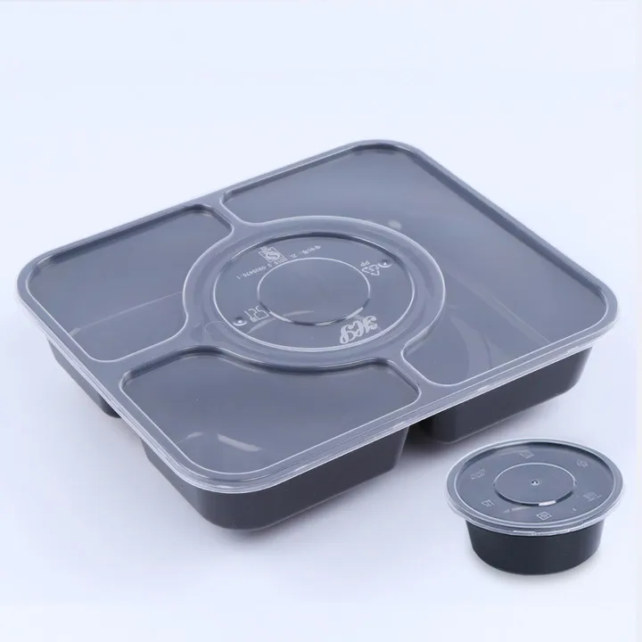 Food Plastic Containers Container With Lid Clear Restaurant Gallon Lids Grade Baby Bpa Free 3 Compartment Disposable Lunch Box