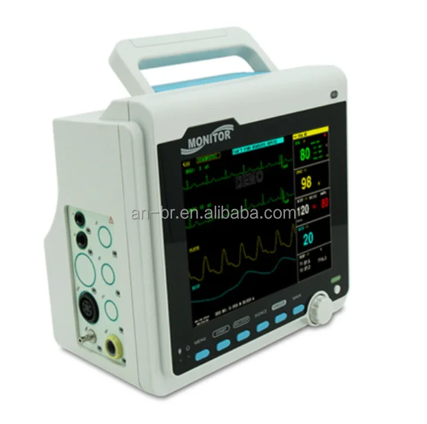 Multi-parameter ICU monitoring of medical portable vital signs monitoring ambulance