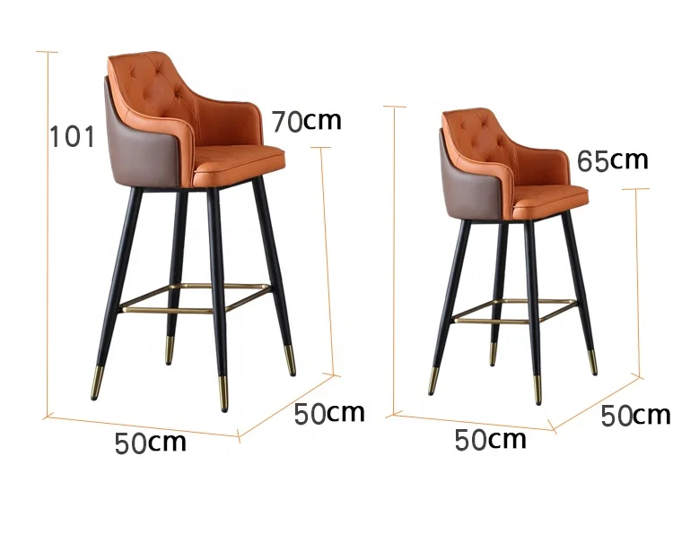 
2020 Recommended Product Reasonable Price Favourable Price Elegant Pu Bar Stool Bar Furniture Set 