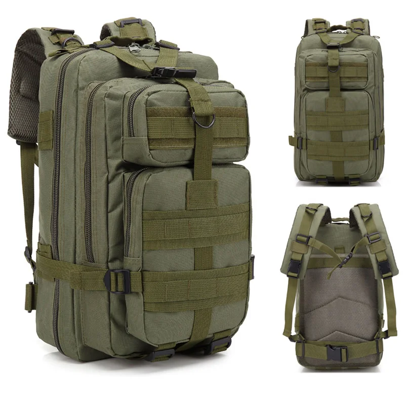 Kongbo Outdoor Hot sale Army Green Molle Waterproof 3D Tactical Backpack for Camping Hiking