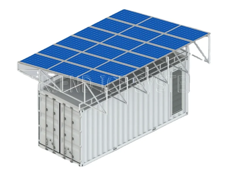 20ft Solar Power Container Freezer and Chiller and ice maker