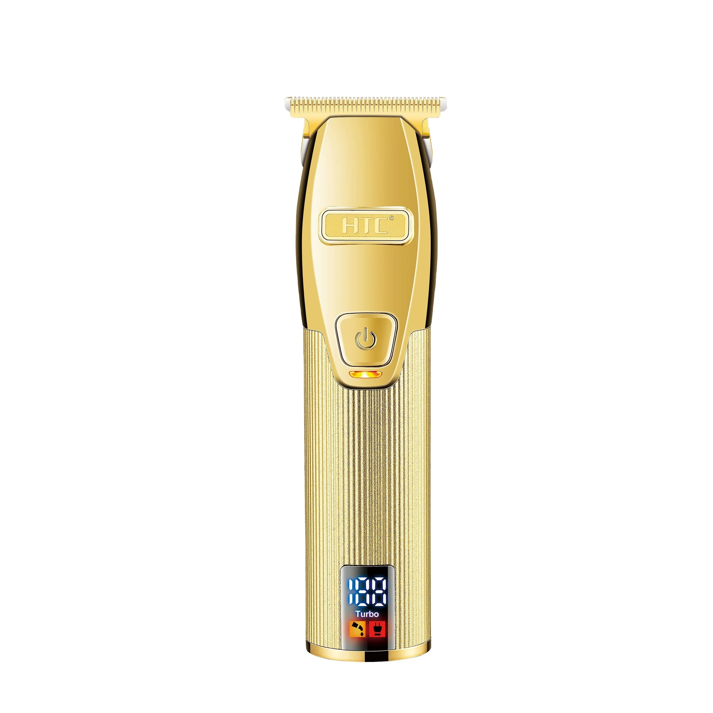 HTC AT-566 fully Matel body LCD Hair machine for barber use HTC Hair Clipper rechargeable trimmer