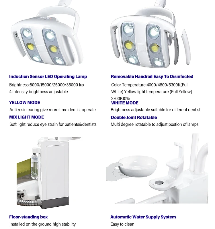 electric dental chair premium safety dental chair unit high quality dental chair unit