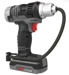 Tire Inflator Air pump,20V Cordless Car Tire Pump with Rechargeable Li-ion Battery, 12V Car Power Adapter