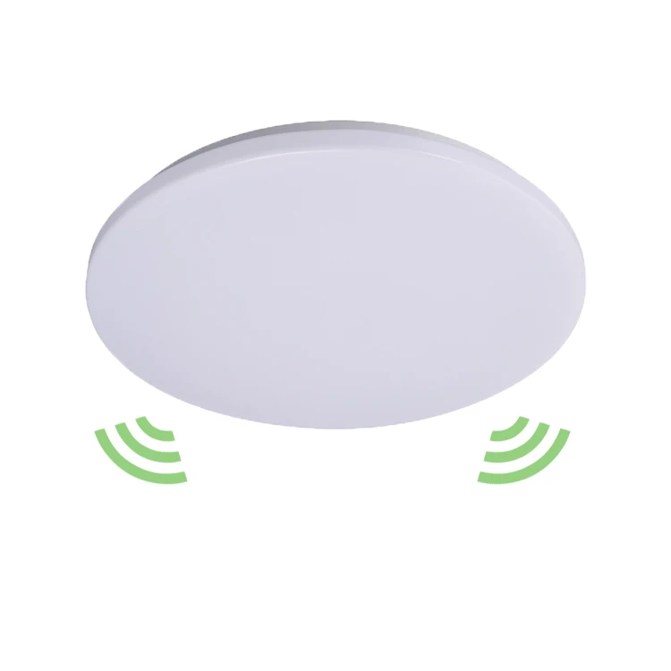 Toppo Hot Tricolor Ip65 White Led Bulkhead Emergency Function Wall Cristal Motion Sensor Ceiling Light