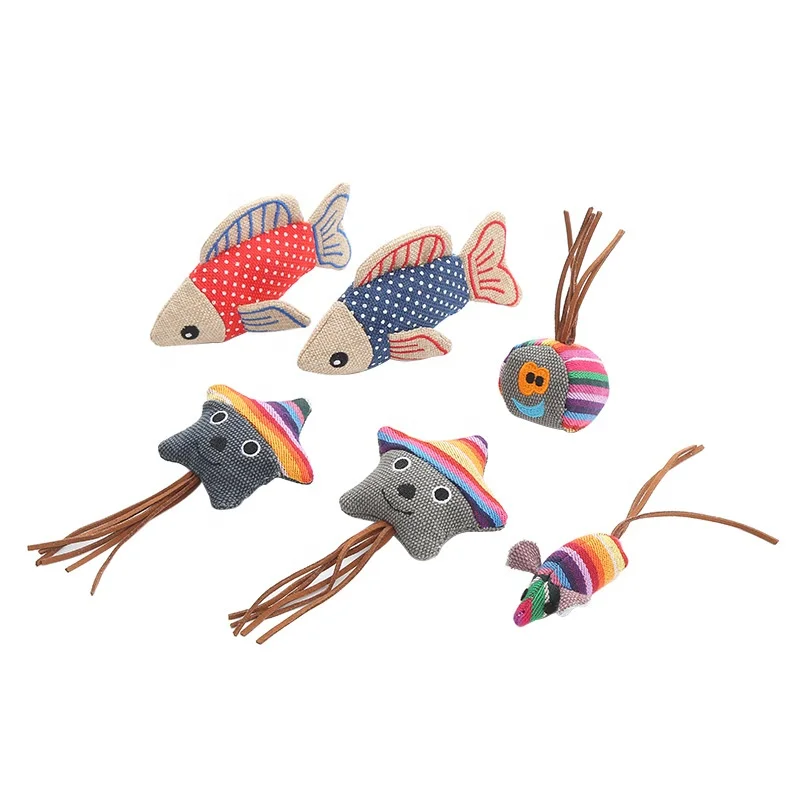 
2021 New Products pet toys Interactive Canvas Cat Toys 