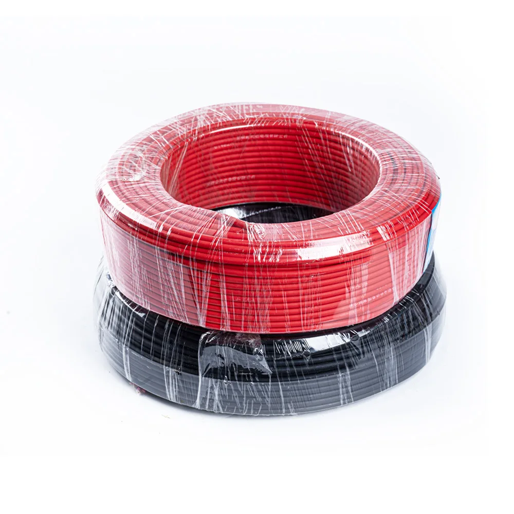 solar pvc electric cables PV1-F Photovoltaic DC Panel Special Connection Wire 2 4 6 10 16 mm 1.5 2.5 Square 1000v 1500v copper