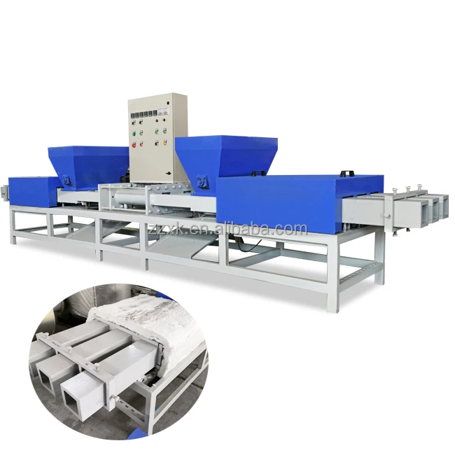 automatic foot pier machine hot pressing foot pier machine sawdust wood log press compress machine