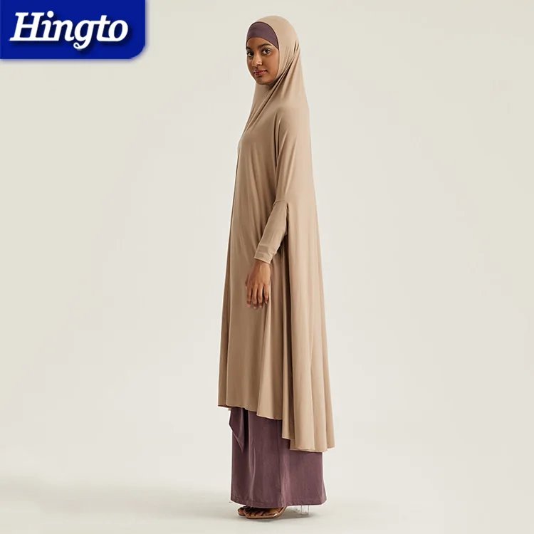 Islamic Clothing Muslim Dress Khimar Sets Burqa Hijabs Khimar Islamic Muslim Women Jilbab Long Dresses Abayas With Hijab