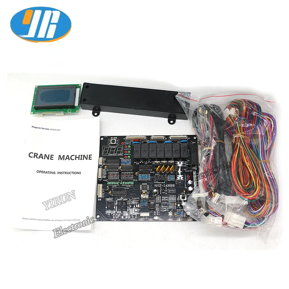 DIY claw crane machine motherboard with LCD Claw Crane Machine Kit claw machine parts for sale