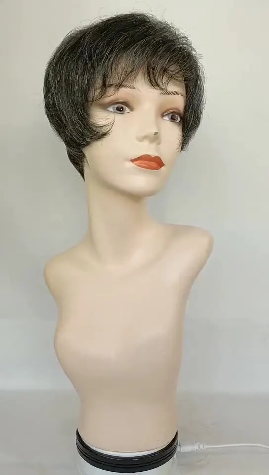 Short Cut Human Hair Wigs Short Bob Wigs for Women Machine Made Natural Color Cheap Glueless Wigs Human Hair