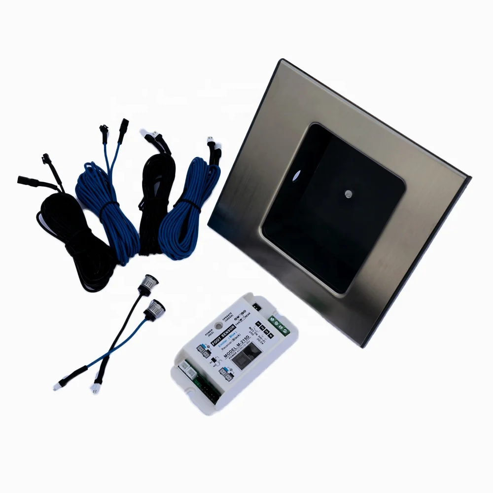Stainless Steel Foot Operated Photoelectric  Beam Door Motion Control Switch Sensor