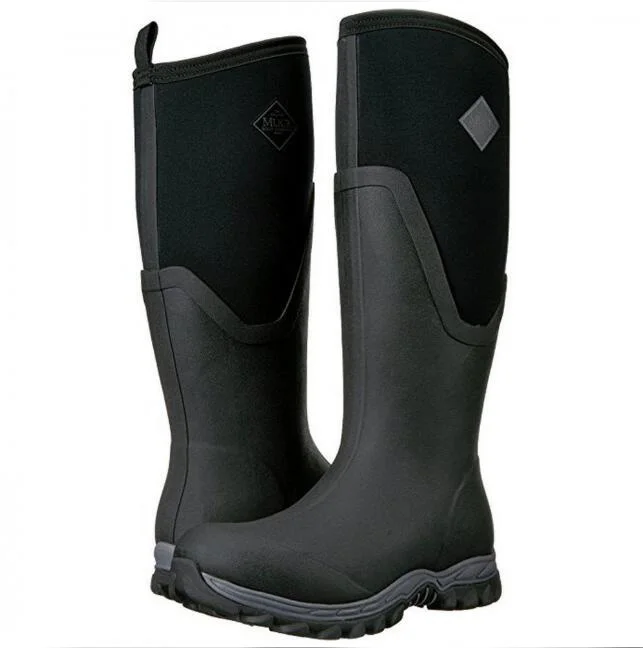 Steel toe dirt-proof waterproof farm rain galoshes rubber dustproof boot for men