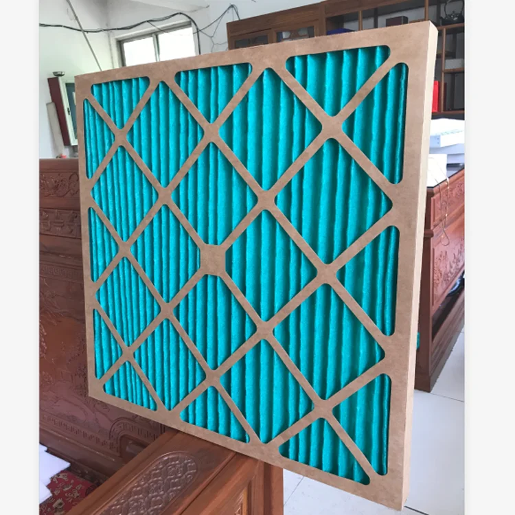 Factory wholesale Paper frame pleated primiry G4 air filter