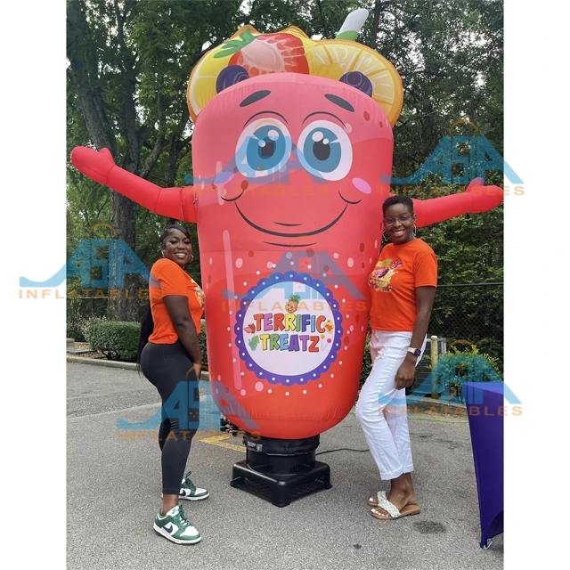 Outdoor Giant Inflatable Air Dancers Sky Road Advertising Signs