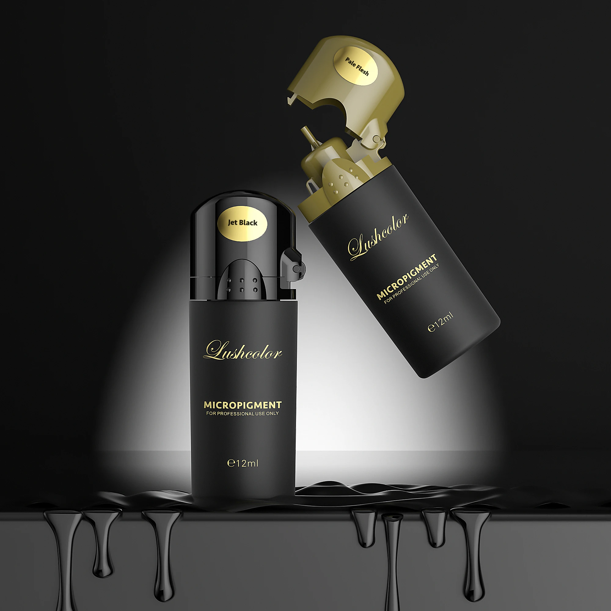 NaturalessOEM ODM Good color retention High-end For Eyebrows Eyes Lips High Quality smp Plant other body art Tattoo Ink