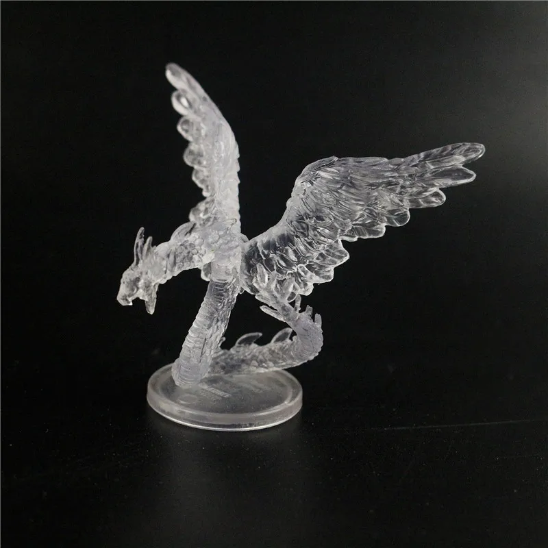 Custom Made Clear PVC figurine mini Translucent PVC board games figurines Unpainted Solider Plastic Miniature