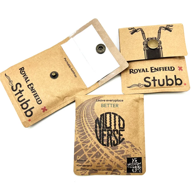New Portable Eco-Friendly Pocket Ashtray with Fashion Bag Stylish Travel Ash Tray