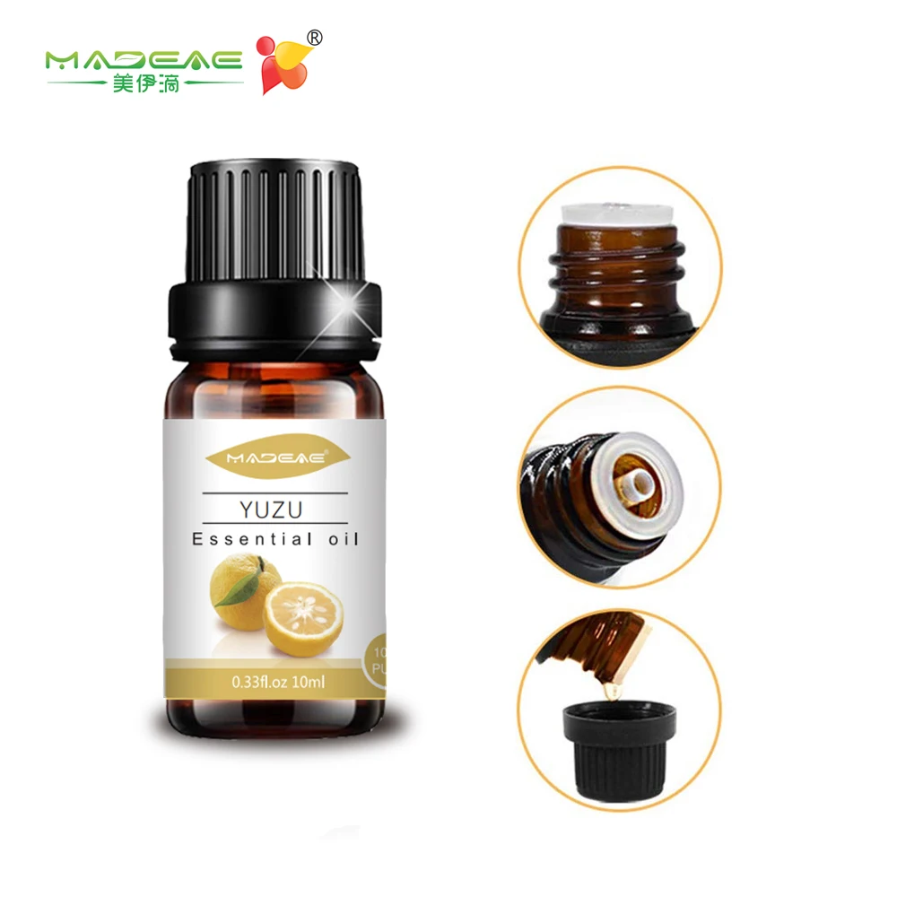 Bulk natural fruit essential oil organic japanese yuzu essential oil for perfume aromatherapy candle soap making