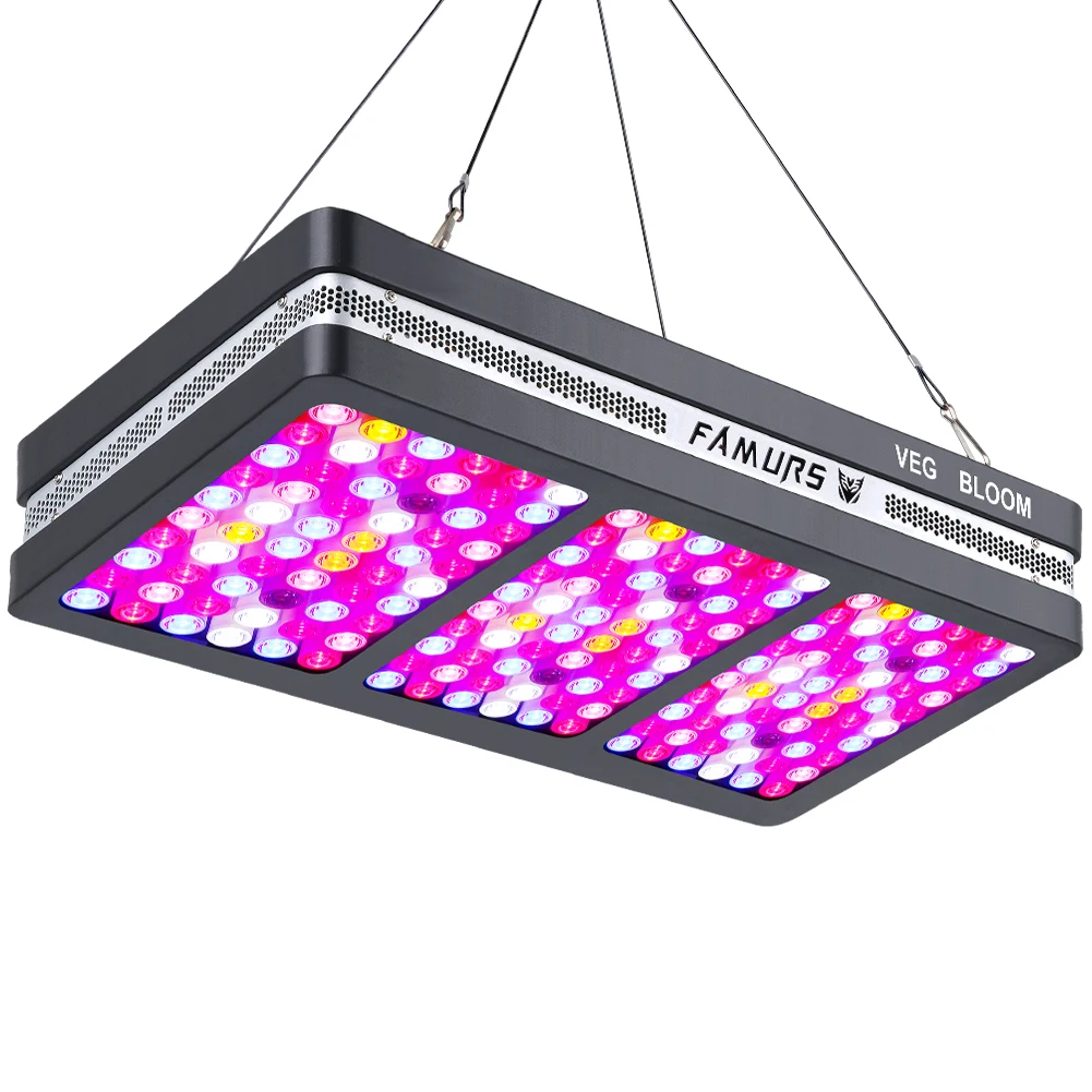 Stock in poland , FAMURS 2000W Veg&Bloom Switch X3 Reflector Series ,LED Plant Light Full Spectrum for  greenhosue  Plants