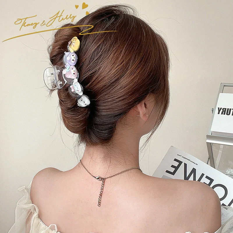 Персонажи мультфильмов Трейси и герри лидер продаж милые Мультяшные животные фрукты аксессуары для волос милая сломанная темпераментная захватывающая коготь