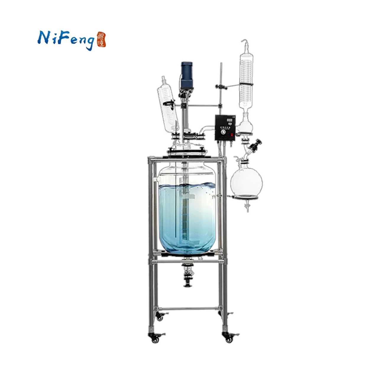 methanol reactor jacket 100 l cosmetic reactor chemical reactor mixer
