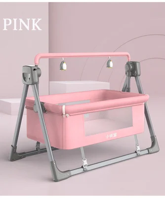 Good Quality New Born Baby Cribs For Swing  Baby Bed Electric Crib Automatic Swing Cradle