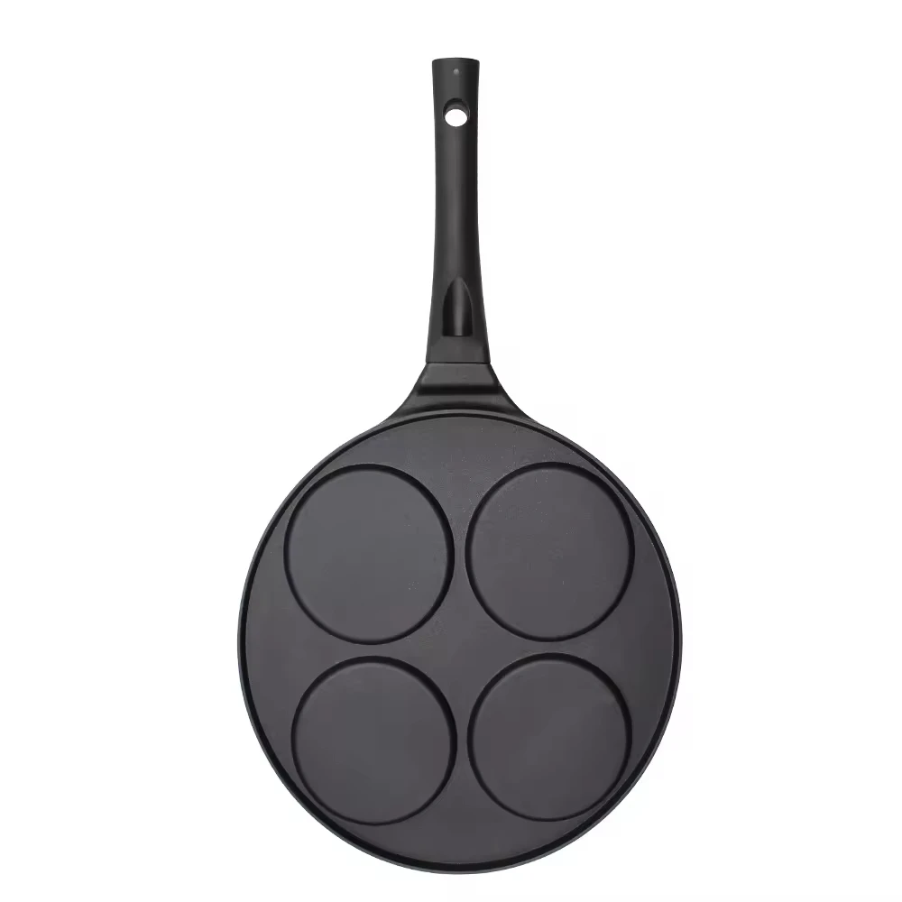 Поставка с завода домашняя двойная горелка алюминиевая многофункциональная антипригарная сковорода 4 отверстиями