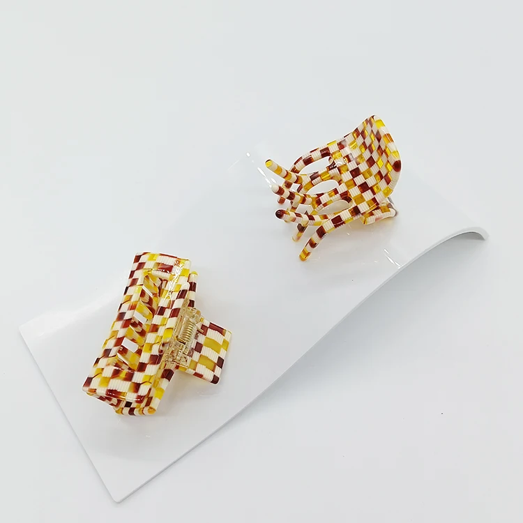 Лидер продаж, модные новые женские аксессуары для волос, простые маленькие ацетатные леопардовые аксессуары для волос, зажимы