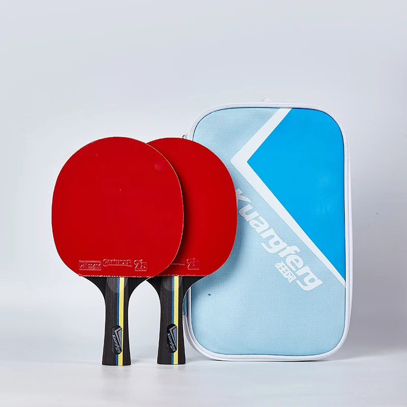 Factory Wholesale Professional Table Tennis Paddle 2 Star-ITTF Approved Racket Made of Wood and Rubber Material