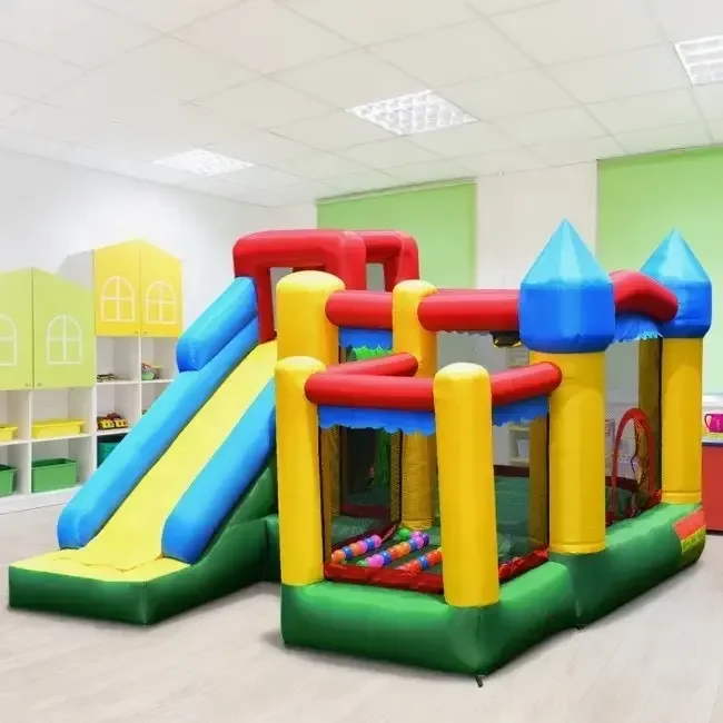 Oxford Indoor Outdoor Trampolines Inflatable Bouncing House Castle Inflatable Bounce Jumping Combo for Kids Playing