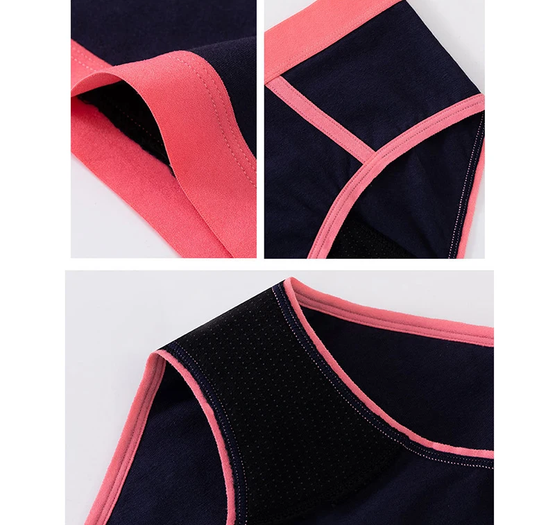 Free samples Teen Girl Colorful High Absorbent Panties Menstrual Period Panties Leak Proof Teen Period Underwear