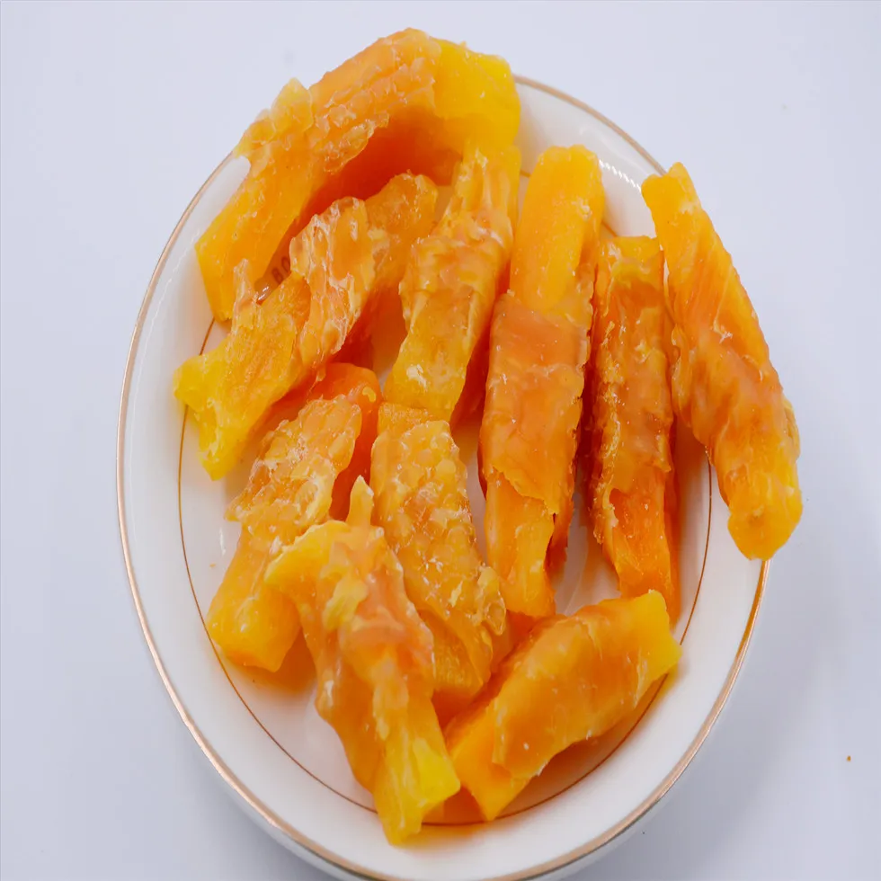 Private Label Natural freeze dried pet dog treat Fish skin Wrap Sweet Potato rich in protein shandong factory
