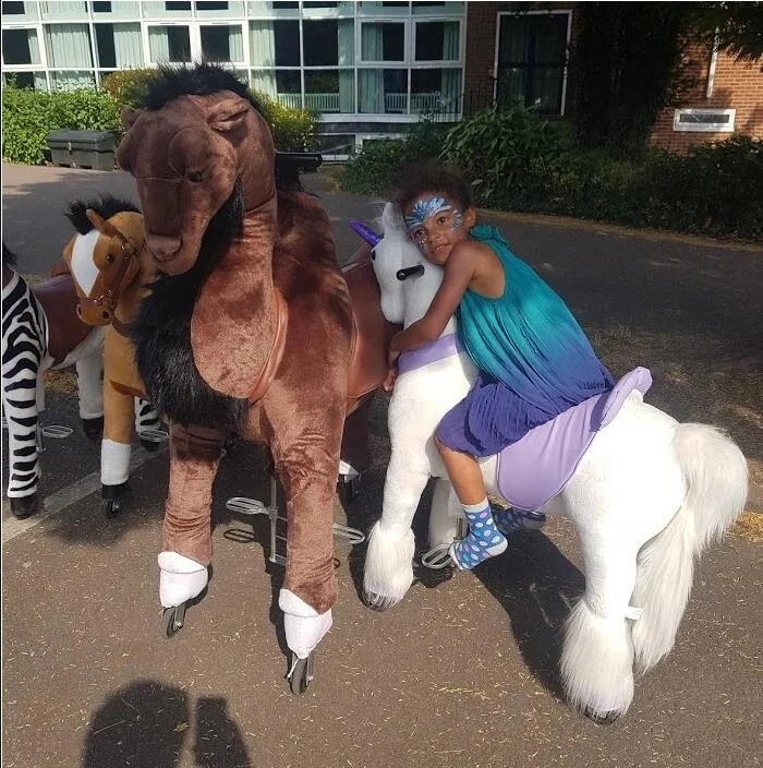 Wheels Ride On Animal Big Toy Horse Walking Toy Unicorn